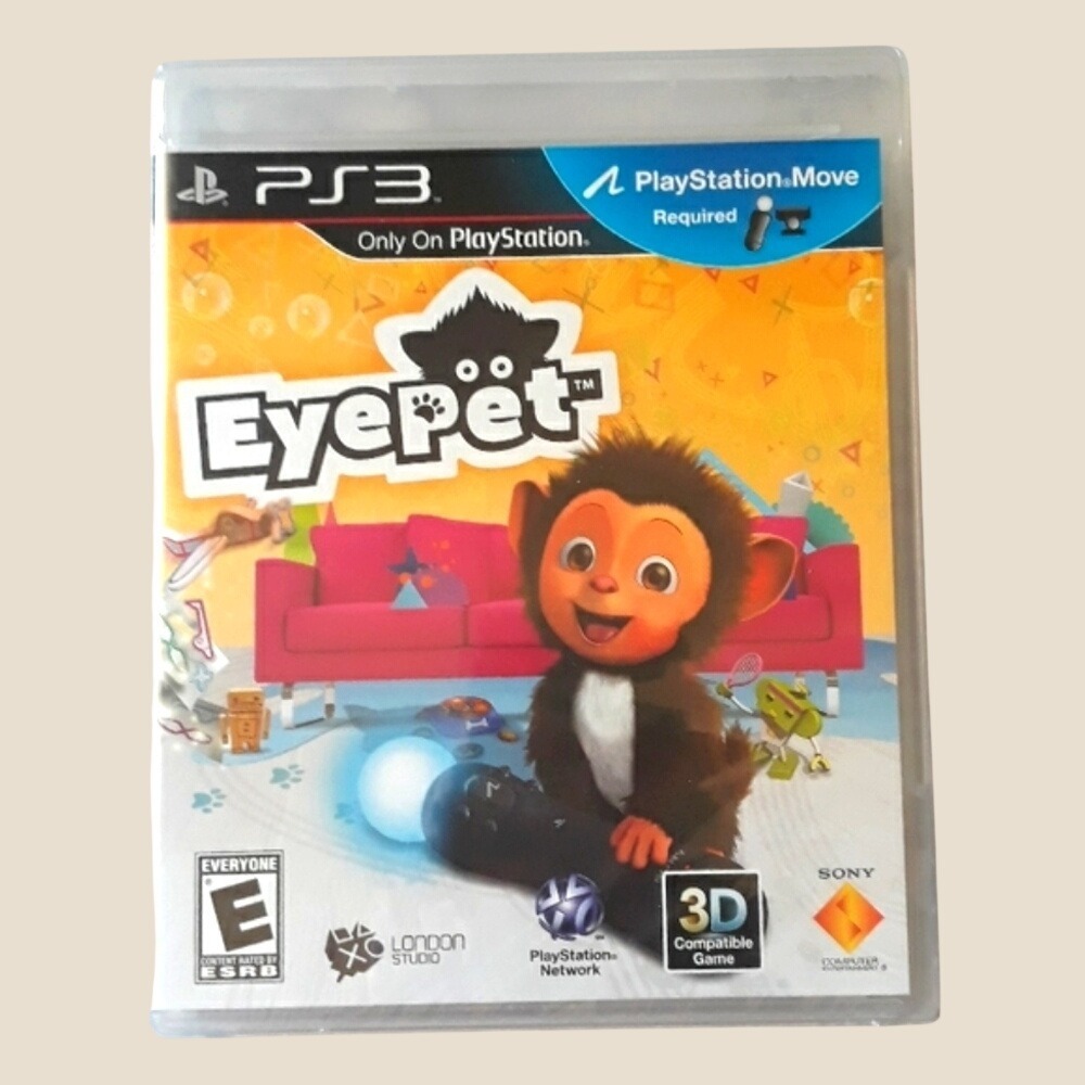 EyePet PS3 Game Sony PlayStation Move Required‎  3D Compatible